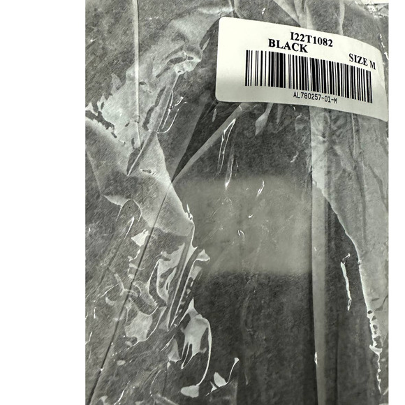 Lulus NWT Fierce Favorite Vegan Leather Strapless Bustier Crop Top Black Medium - Picture 6 of 6